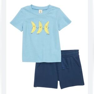 TUCKER and tate graphic tee and short set